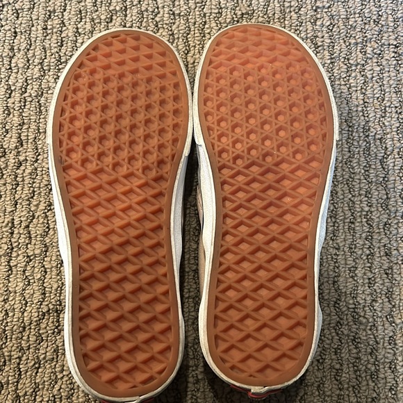 Vans Slip-On Peach Colored Checkerboard Women's Size 6.5 WORN ONLY A FEW TIMES - Picture 5 of 7
